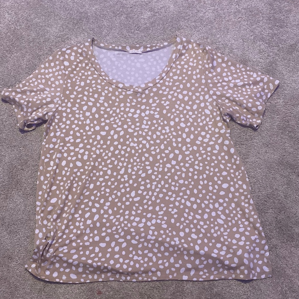Cream blouse very float